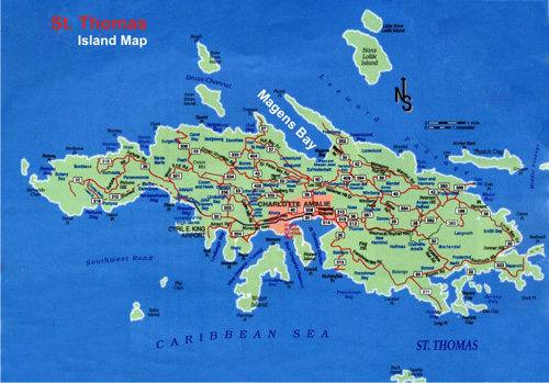 St. Thomas Map